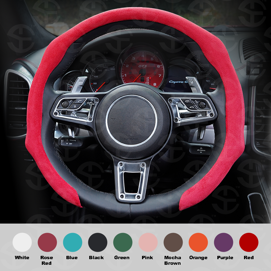 New Alcantara leather Car Steering Wheel Cover